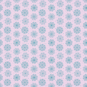 Winter's Repose Lavender Snowflakes Paper