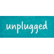 Heading Offline Unplugged Word Art