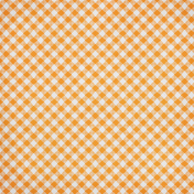 Heading Offline Paper Orange Gingham