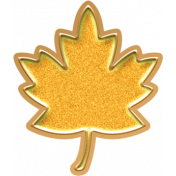 Maple Grove Element Yellow Maple Leaf Brad