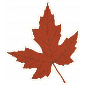 Maple Grove Sticker Maple Leaf