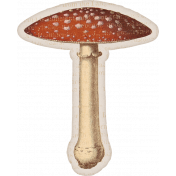 An Autumn To Behold Mushroom Sticker
