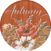 An Autumn To Behold Round Sticker