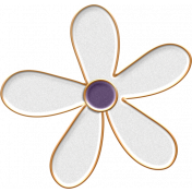 A Spring To Behold Element Enamel Flower White