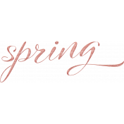 A Spring To Behold Element Word art Wood Spring