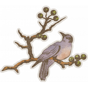 A Spring To Behold Bird Branch Sticker