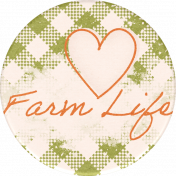 Homestead Life: Spring Farm Round Sticker