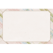 Homestead Life: Spring Journal Card Plaid 4x6