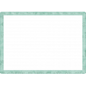 Rainy Days Mint Green Photo Frame