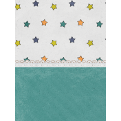 Rainy Days Stars 3x4 Journal Card