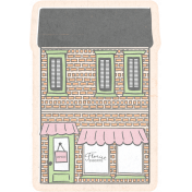 Small Town Life Town Florist Sticker