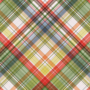 Green Acres Plaid Paper 12