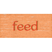 Green Acres Feed Word Art