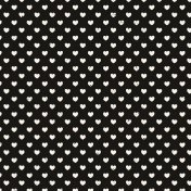 Staycation Extra Paper Black Hearts