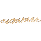 Homestead Life: Summer- Summer Word Art