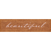 Plum Hill Beautiful Word Art Snippet