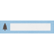 Off The Beaten Path Tree Label Light Blue 