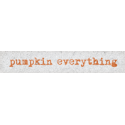 Goldenrod & Pumpkins Pumpkin Word Art Snippet