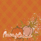 Goldenrod And Pumpkins Journal Card Pumpkins 2 4x4