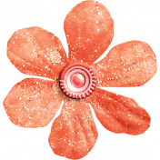 Cranberry Orange Flower 2 