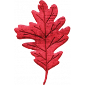 Cranberry Red Wood Leaf