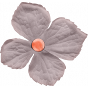 Cranberry Gray Flower 2