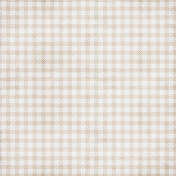 Cozy Mornings Beige Gingham Paper