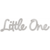 Baby Dear Element Word Art Little One