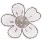 Baby Dear Mini Flower Drawing