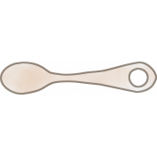 Baby Dear Mini Spoon Print