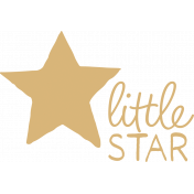 Baby Dear Stamp- Little Star Print