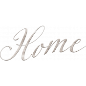 Snow Place Like Home Mini Word Art Home