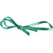 Flurries Mini Teal Bow