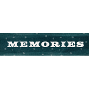 Flurries Mini Word Art Memories 