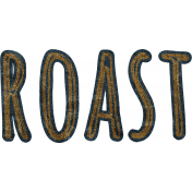 Coffee & Donuts Roast Word Art 11