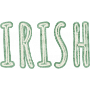 Coffee & Donuts Irish Word Art 14