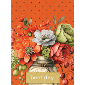 Perfect Pear Journal Card Best Day 3x4