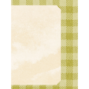 Perfect Pear Journal Card Gingham 3x4