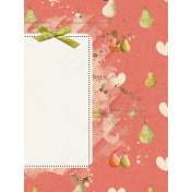 Perfect Pear Journal Card Pears 3x4