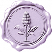 Vintage Blooms Element Lavender Wax Seal