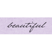 Vintage Blooms Element Word Art Snippet Beautiful