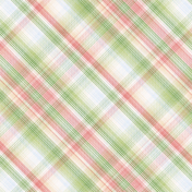 Spring Fresh Plaid Paper 02