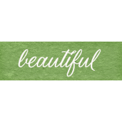 Spring Fresh Beautiful Word Art