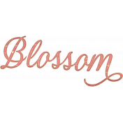 Spring Fresh Blossom Word Art