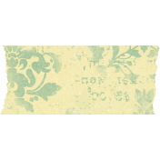 Afternoon Daffodil Extra washi tape damask