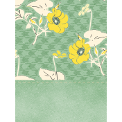 Afternoon Daffodil Journal Card flowers 3x4