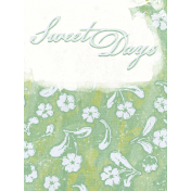 Afternoon Daffodil Journal Card sweet days 3x4