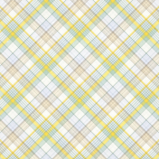 Afternoon Daffodil Plaid Paper 07