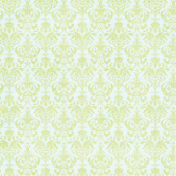 Old Fashioned Summer Light Blue Damask Paper