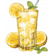 Old Fashioned Summer sticker lemonade